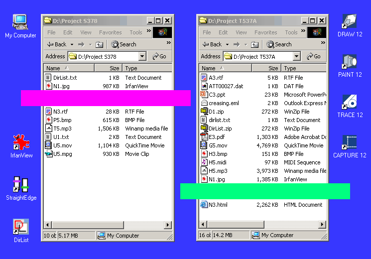 comparing files